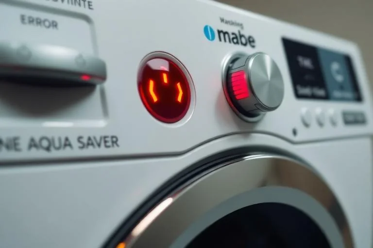 Cómo resolver codigos de error lavadora mabe aqua saver e7 en tu lavadora