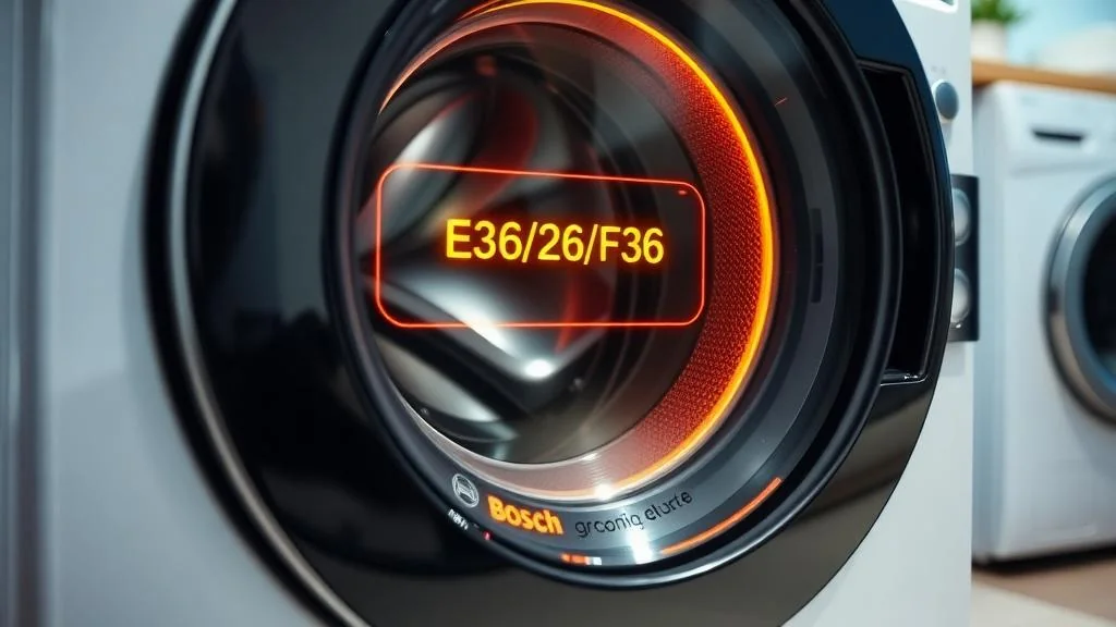 Guía sobre error 36 lavadora bosch: solución paso a paso