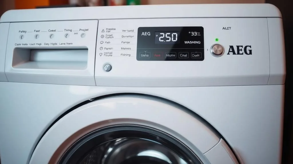 Guía sobre lavadora aeg error e20: solución paso a paso