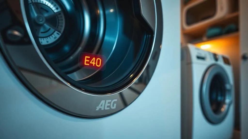 Guía sobre lavadora aeg error e40: solución paso a paso